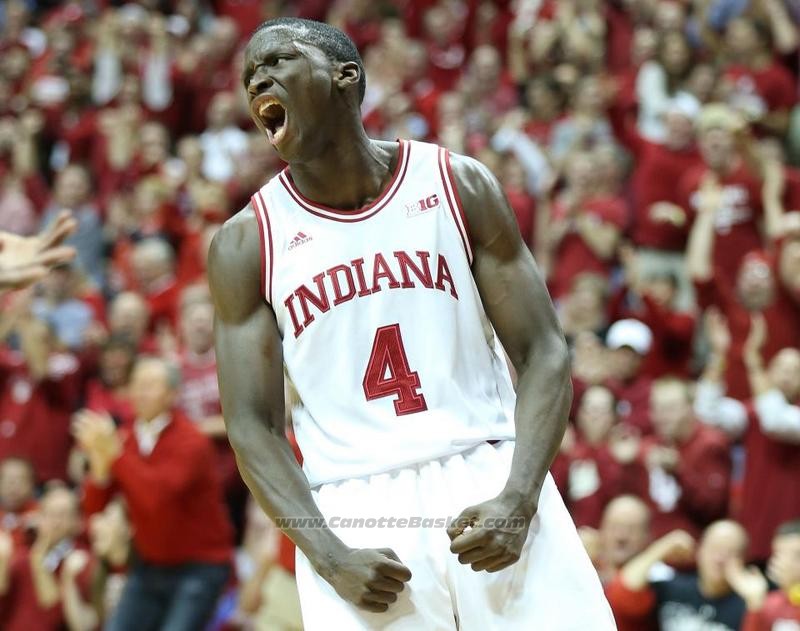 Maglia NCAA Indiana Hoosiers Victor Oladipo #4 Bianco